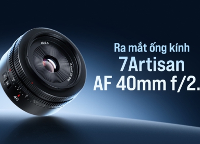7Artisan AF 40mm f2.5 FE: Ống kính Pancake giá chỉ 4 triệu