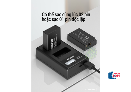 Bộ sạc pin Beston LP-E6 dùng cho các dòng pin LP-E6 của Canon