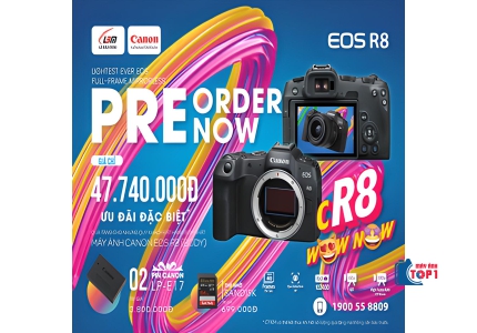CANON EOS R8 - CHÍNH HÃNG 100%